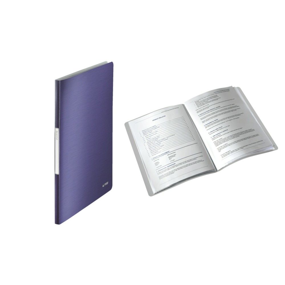 MAPA PREZENTARE 20 FOLII ALBASTRU-VIOLET STYLE LEITZ_1