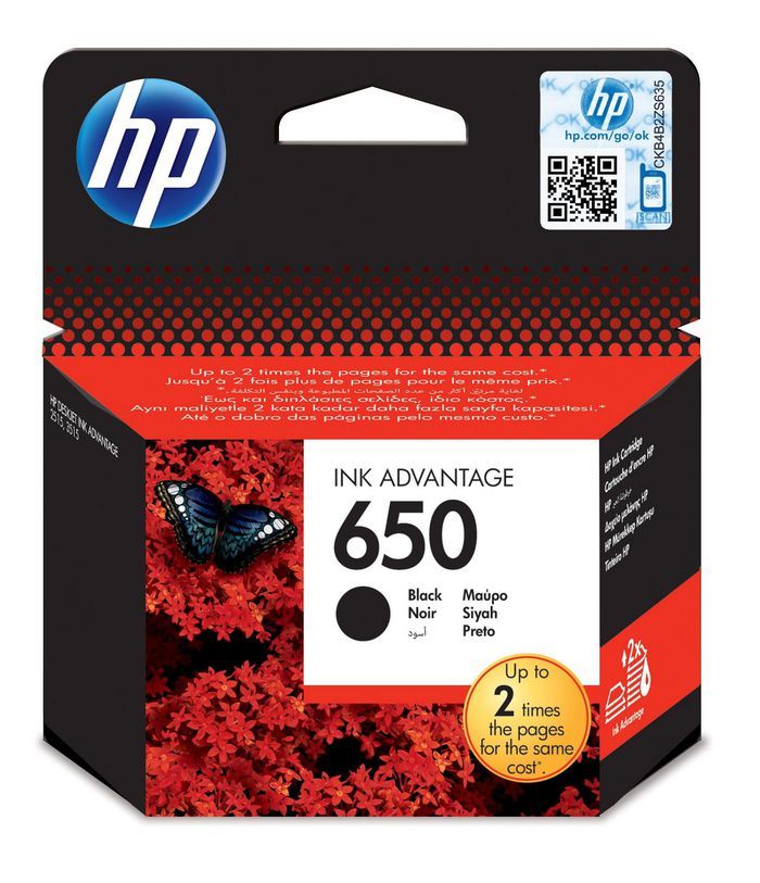 HP CZ101AEBHK Cerneala HP 650 negru_1
