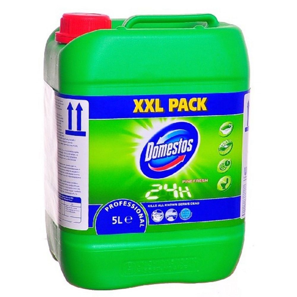 DOMESTOS Professional Pine Fresh, gel pentru curatarea si dezinfectarea toaletelor, 5 litri_1