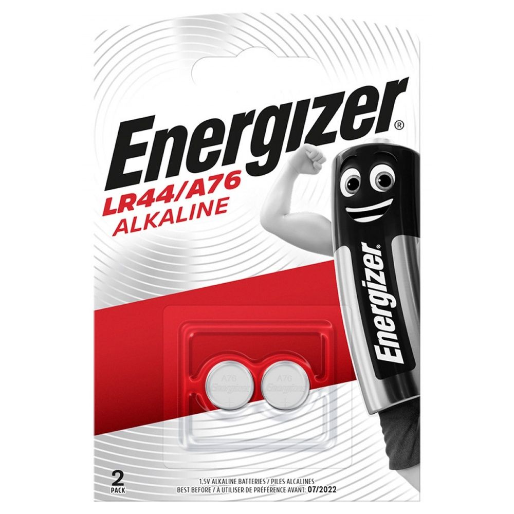 Baterii alkaline LR44, A76, 2 buc/set, Energizer_1