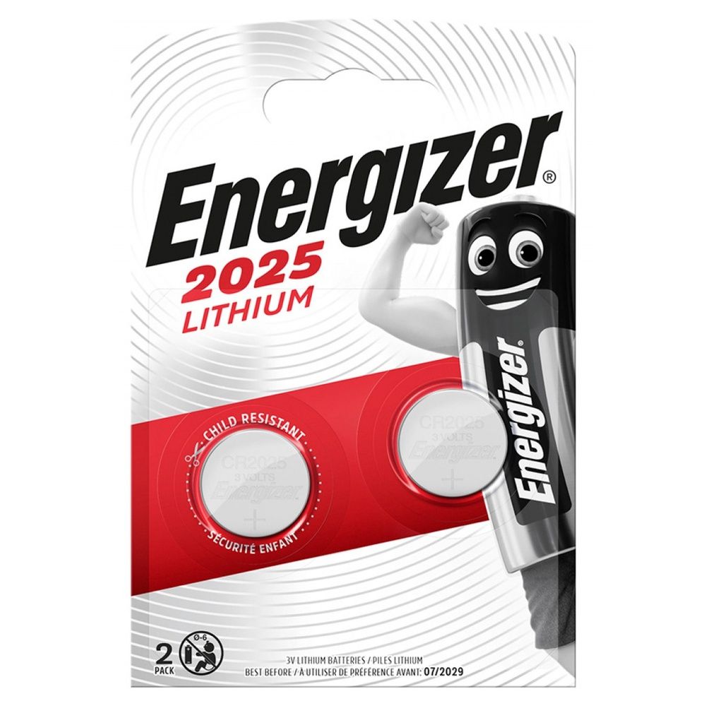 Baterii litiu CR2025, 2 buc/set, Energizer_1