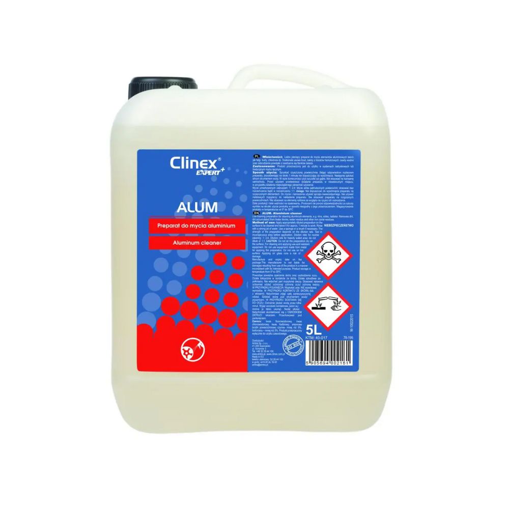 CLINEX EXPERT+ Alum, 5 litri, detergent pentru curatare piese din aluminiu, jante de auminiu_1