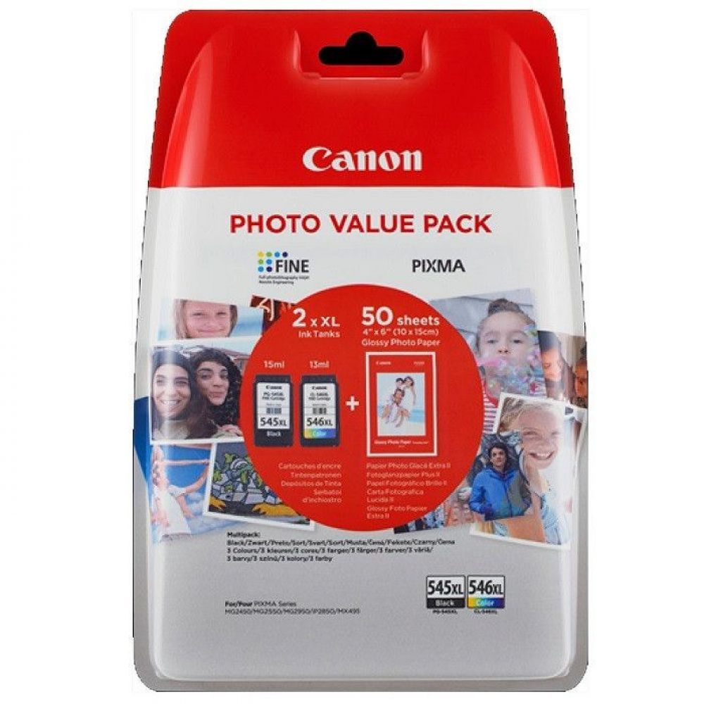 CANON MG2450 COMBO PACK PG-545XL/CL-546XL (HARTIE FOTO GP-501 50 COLI) ORIGINAL_1